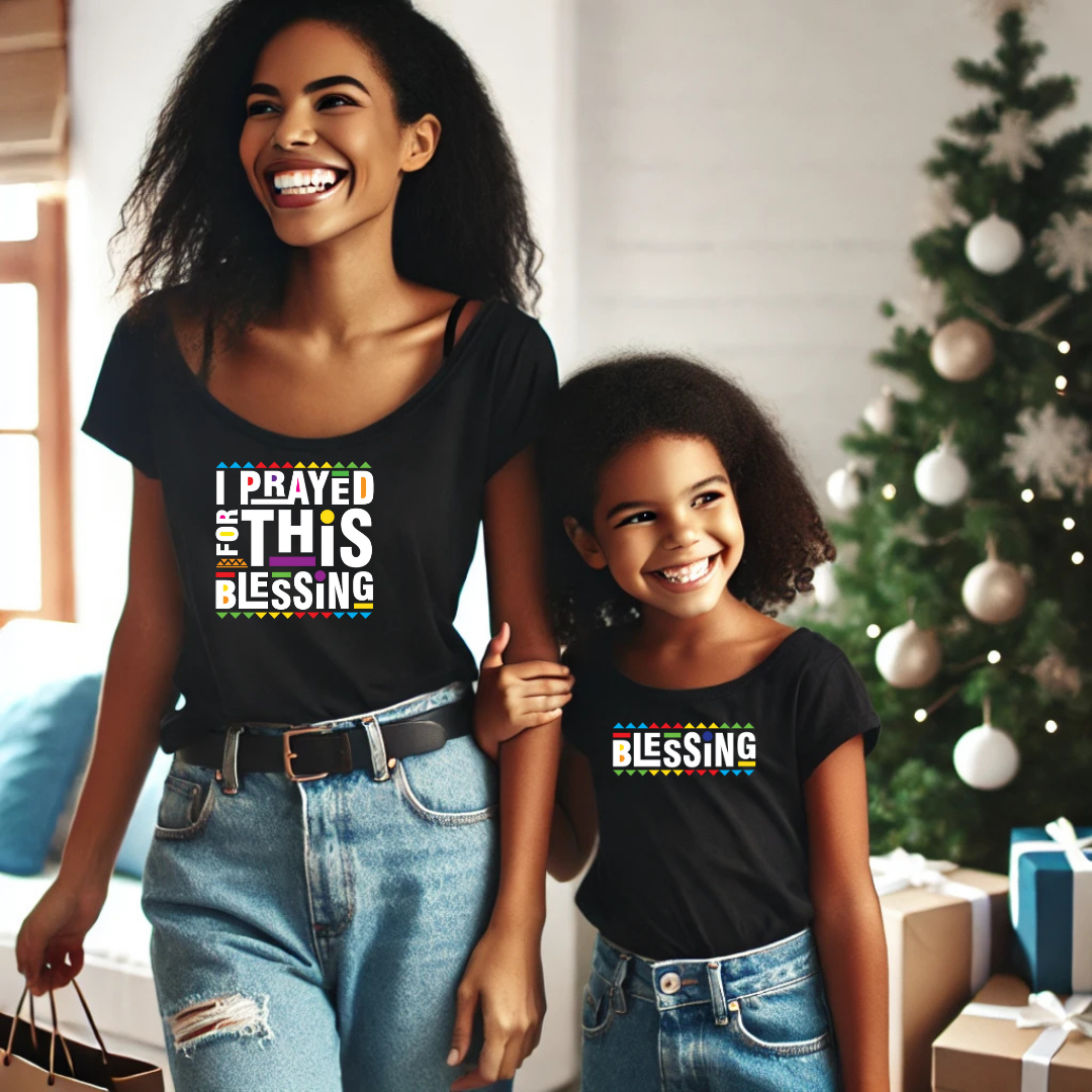 I Prayed for the Blessing Adult Short Sleeve Tee